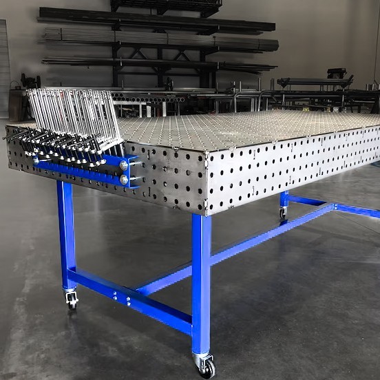 30×80″ Welding Fabrication Table 2.5×6.6ft DIY Flat Kit Fixture Laser Cut in USA