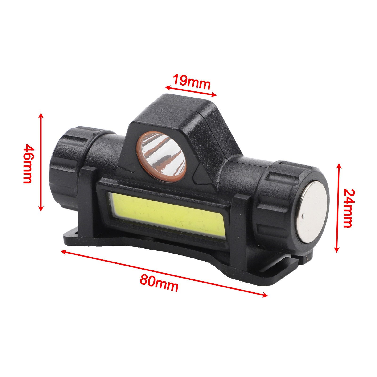 Adjustable Base For Welding Helmet Headlight with Multiple Lighting Modes