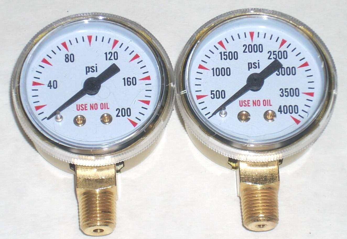 Oxygen Regulator Gauge Set for Port a Torch Tanks 1 1/2″ Dia w 1/8″ NPT Inlet