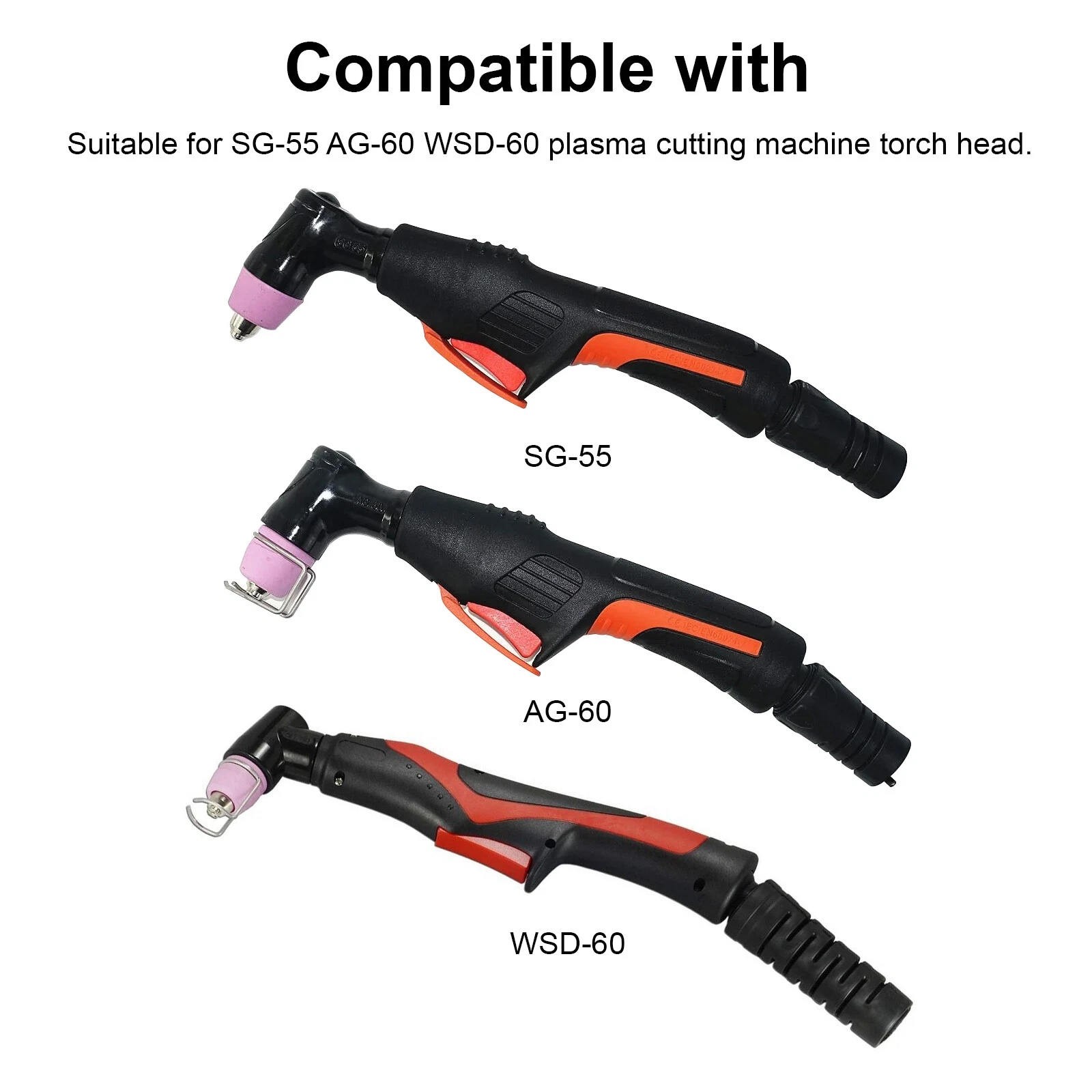 24PCS New Nozzles/Electrodes Plasma Cutter Torch Consumables Complete Kit