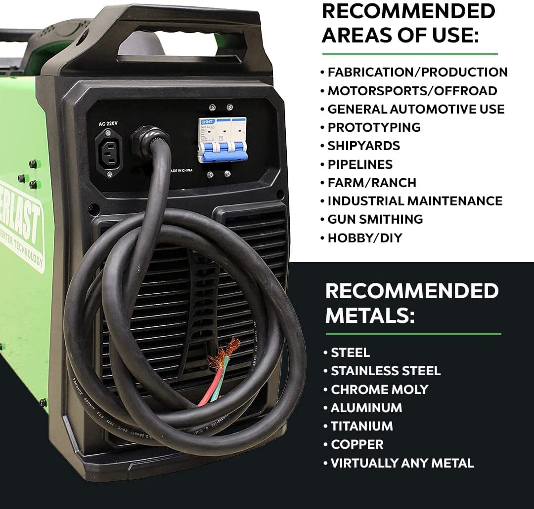 PowerTIG 250EX GTAW-P 250AMP ACDC TIG STICK PULSE WELDER by EVERLAST