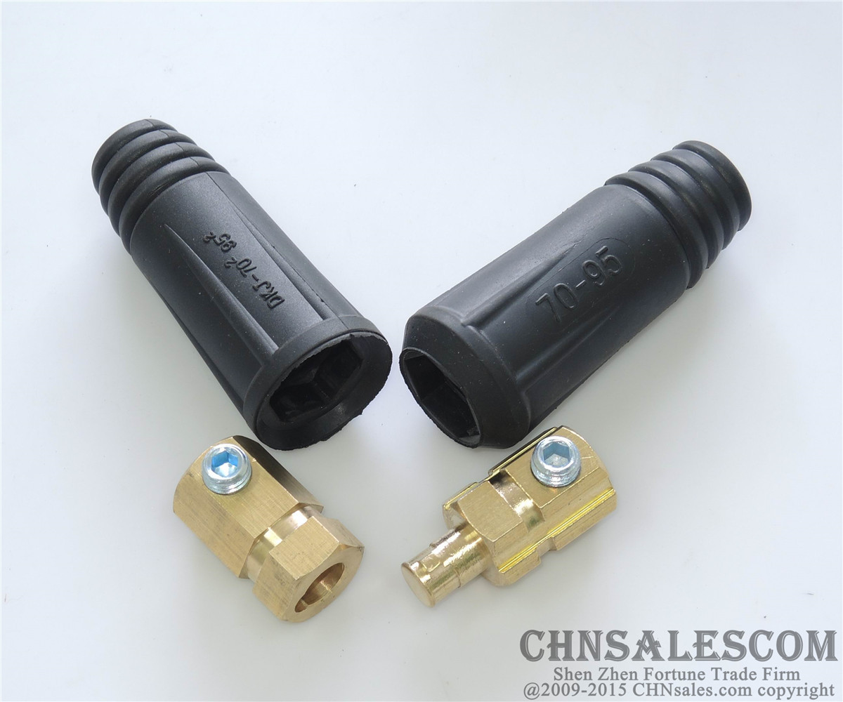 A set of 70-95mm2 European style Welding Cable Rapid Connector