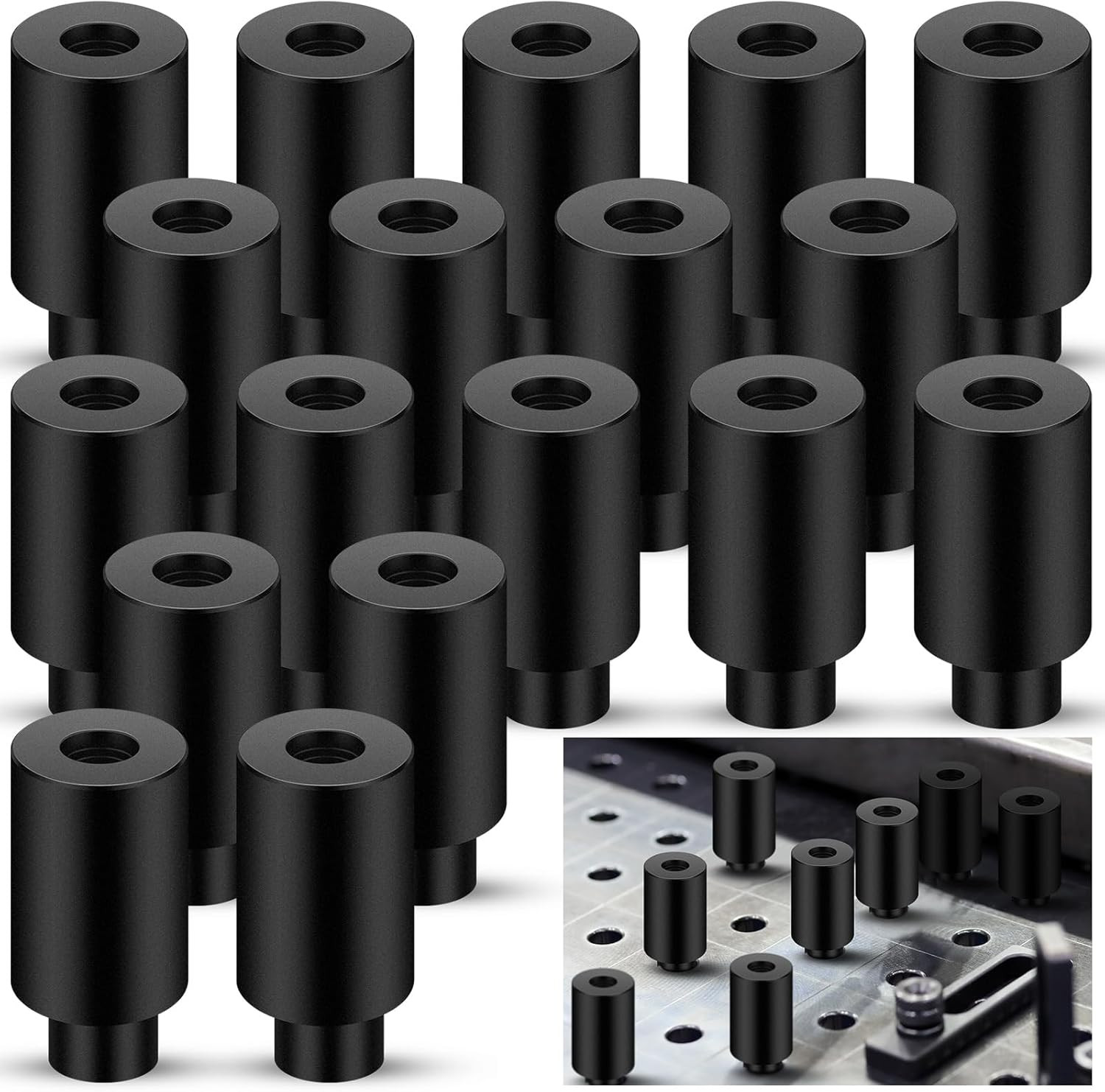 10 Pcs 5/8″ X 1″ X 1.5″ Welding Table Fixture Pins Clamps Stop Alignment Square