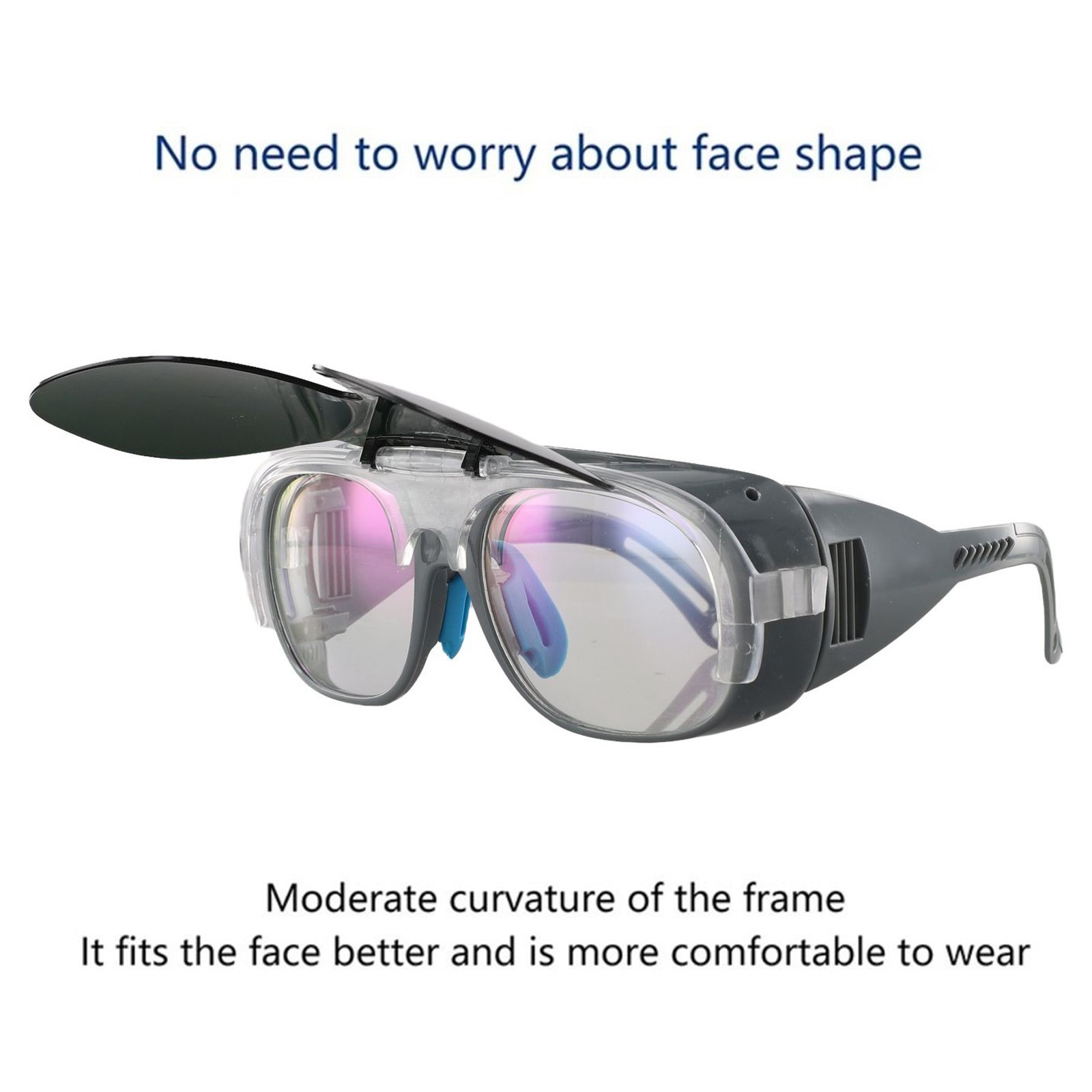 Comfortable Work Glasses for Welders Featuring Anti Slip Design and Secure Fit