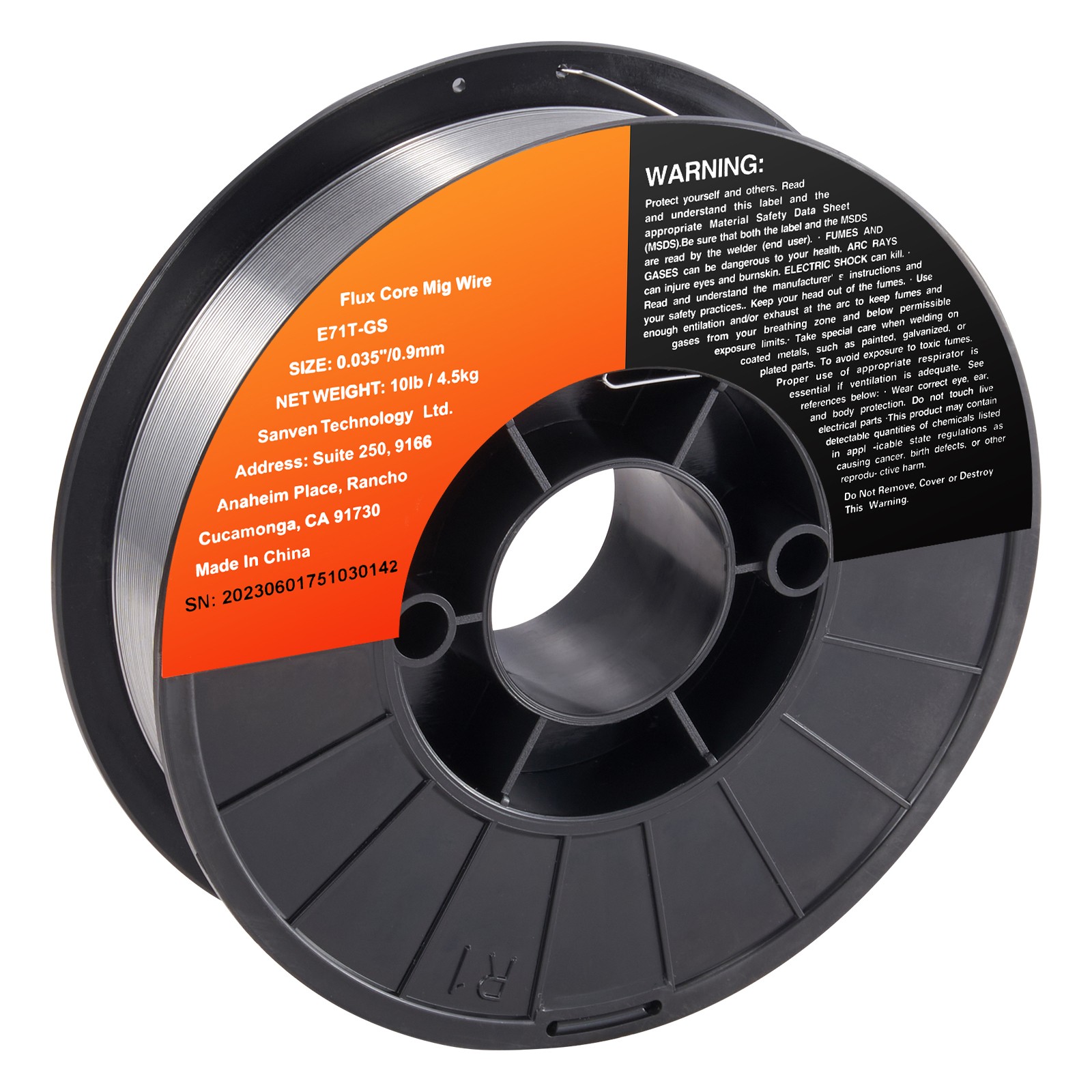 VEVOR 0.03″/0.035″ 11LBS Solid & 0.03″/0.035″ 10LBS Flux Core MIG Welding Wire