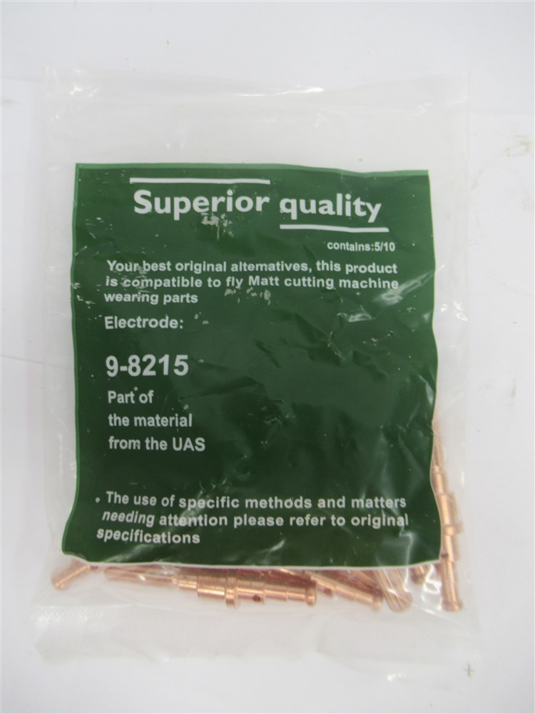 9-8215 Plasma Torch Consumables Electrode for Thermal Dynamics SL60~SL100 Pkg10
