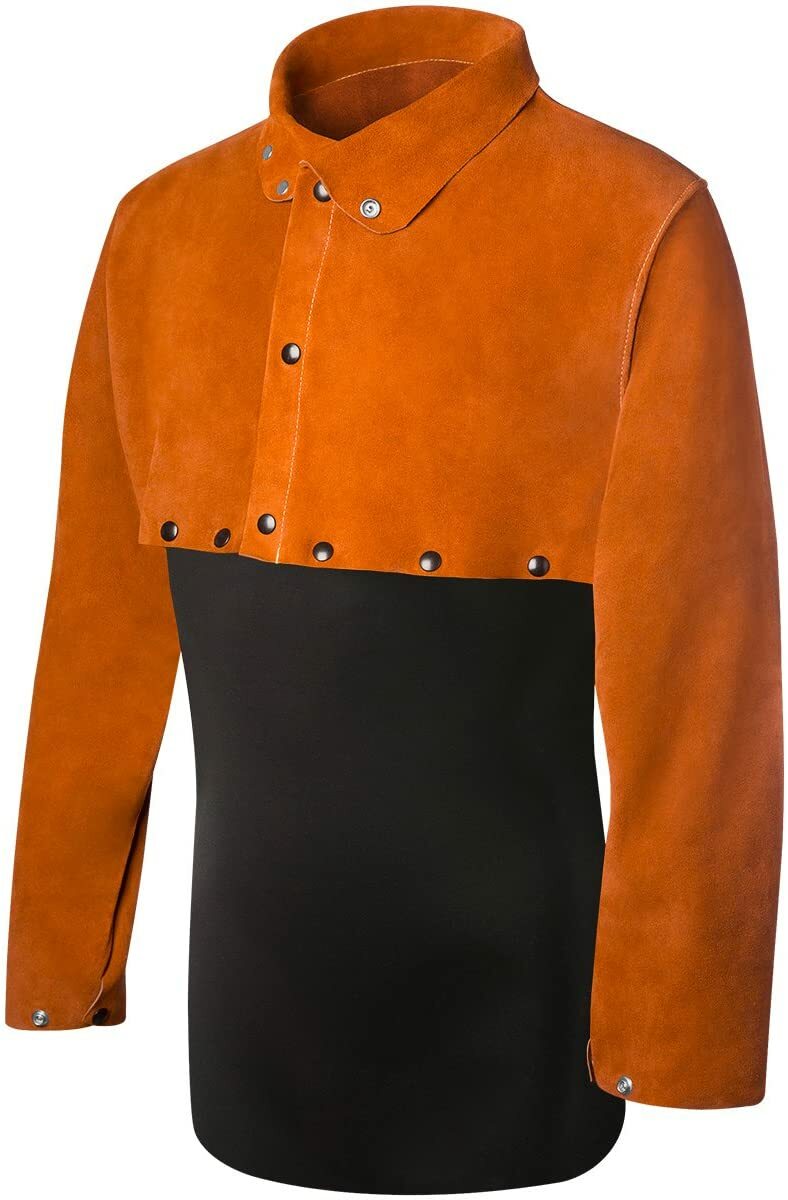 STEINER 1210-L WELDING CAPE SLEEVES, PREMIUM SPLIT COWHIDE, $250 RETAIL, NEW!