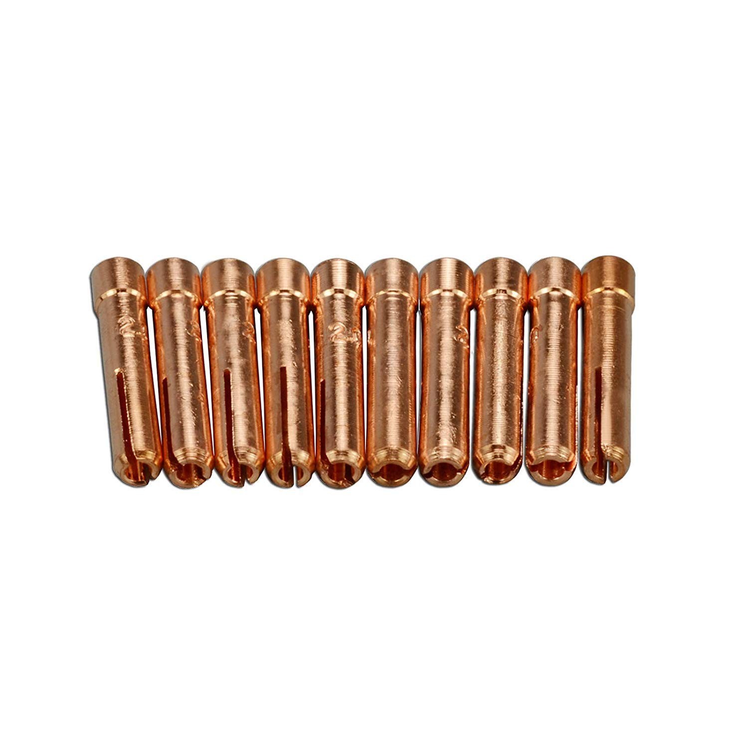 RIVERWELD TIG Collets 13N23 3/32″ & 2.4mm Orifice Fit DB PTA SR WP 9 20 25 TI…