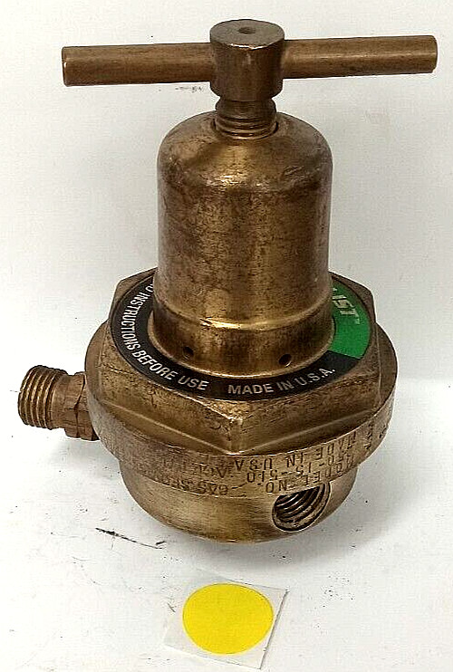 VICTOR MEDALIST 1/4″ NPT COMPRESSED GAS REGULATOR BRASS 250-15-510