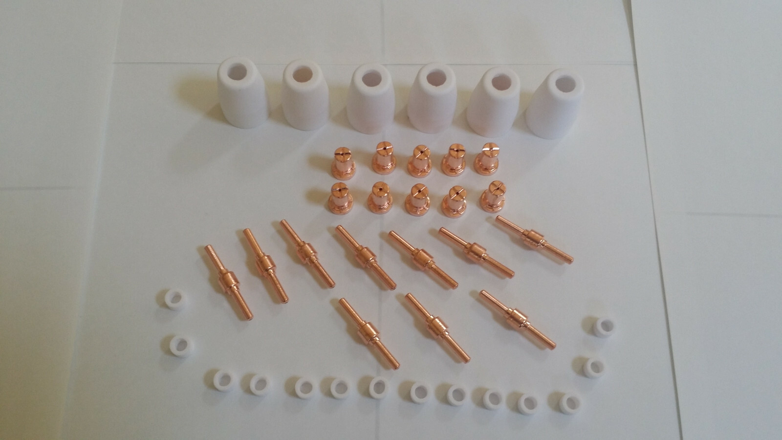 REBOOT RBC-4000 PLASMA CUTTER CONSUMABLES 40PCS COPPER EXTENDED CUT40 40amps