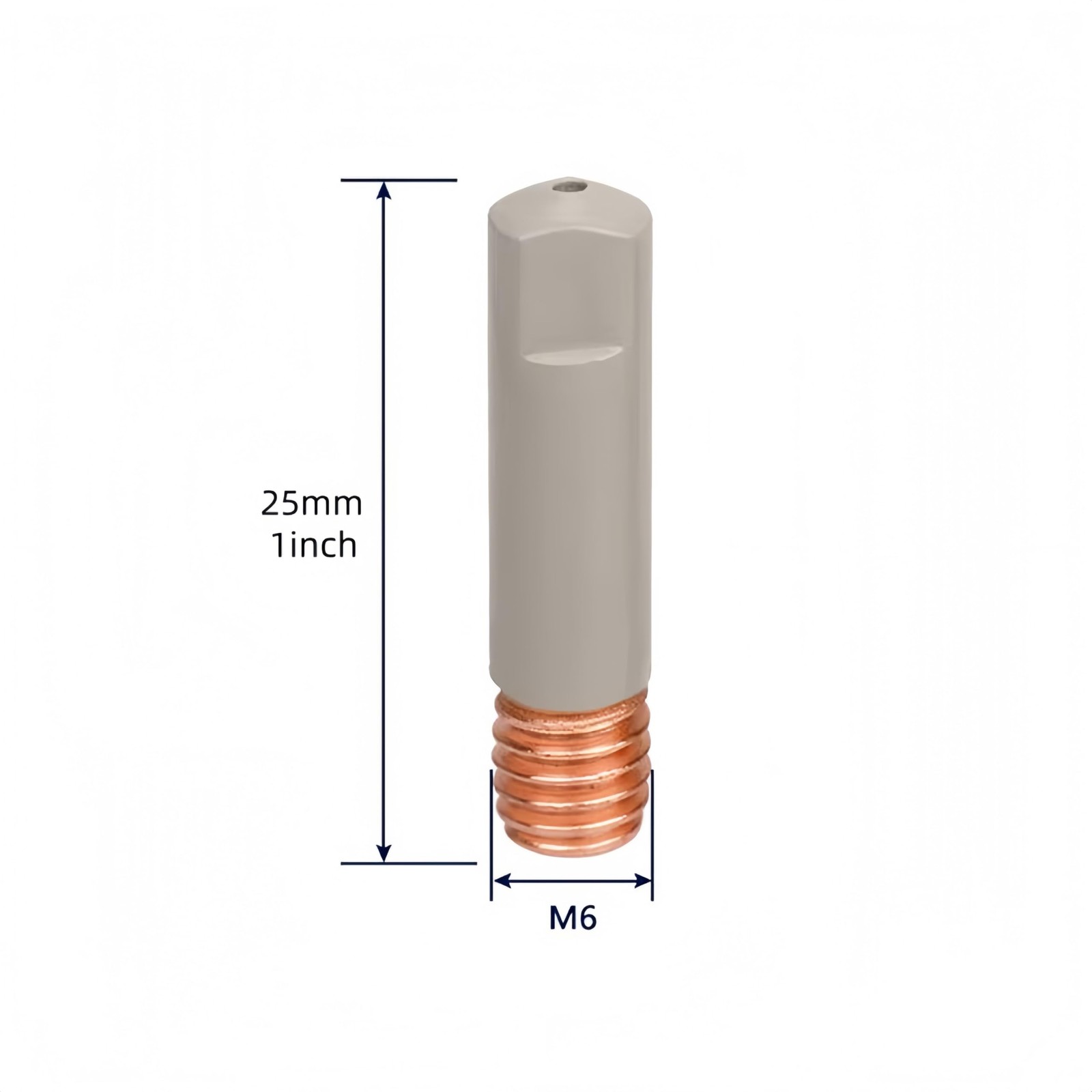 TimelyDu Mig Welder Tips 20-Pack Welding with Non-Stick Coating; .035”…
