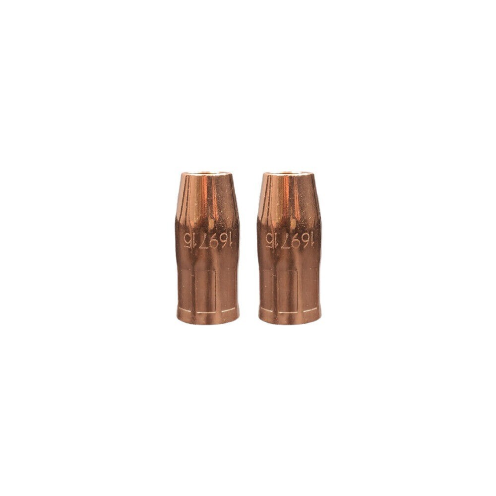 2 pcs Nozzles 1/2″ Flush for MIG Gun fit Miller Millermatic 141 Pre 2019