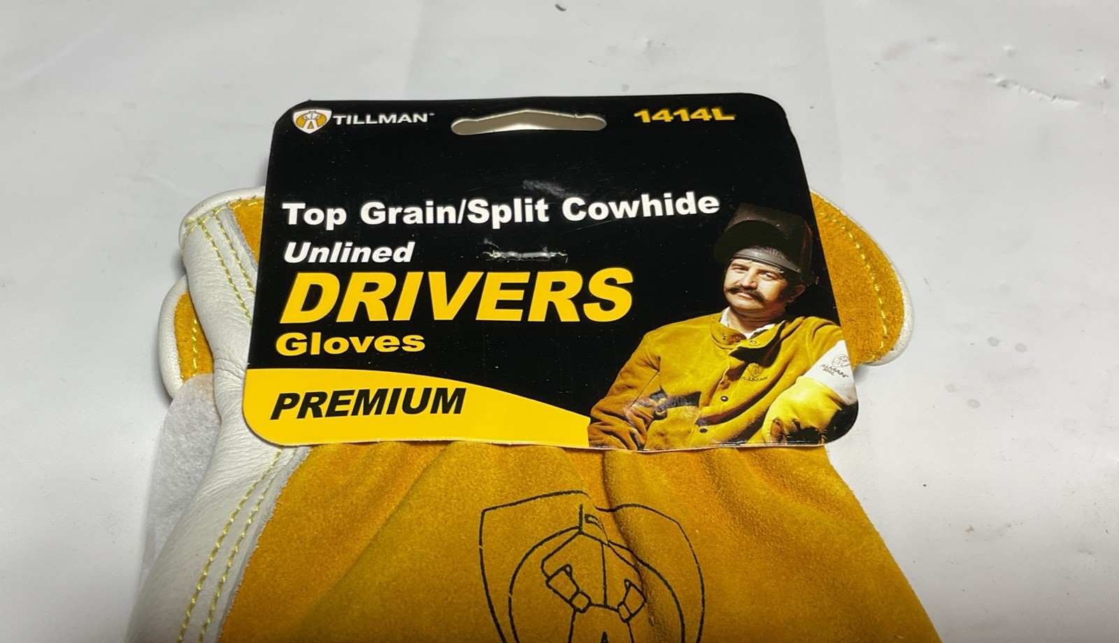 Tillman 1414L Top Grain/Split Cowhide Unlined Leather Drivers Glove PREMIUM
