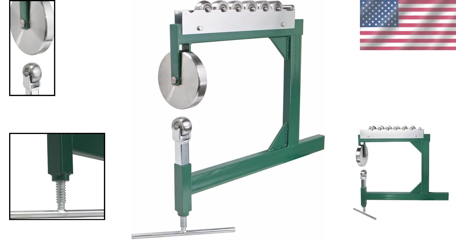 Sturdy Sheet Metal Shaping Bench with Quick-Release Wheel for Precision Work
