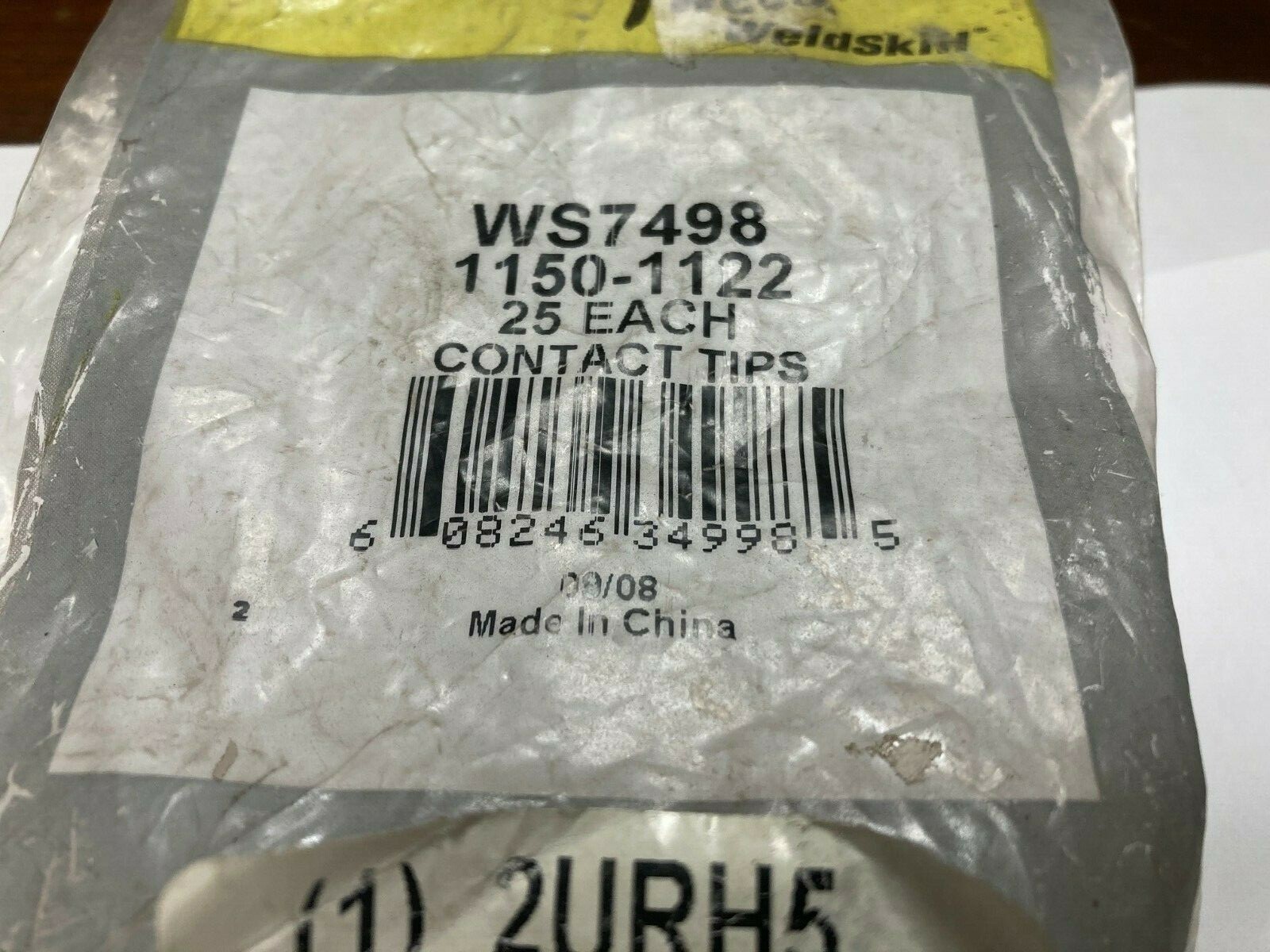 *** Bag of 25 ***, TWECO 11501122, Contact Tips, Series 7400, 0.052″, WS7498
