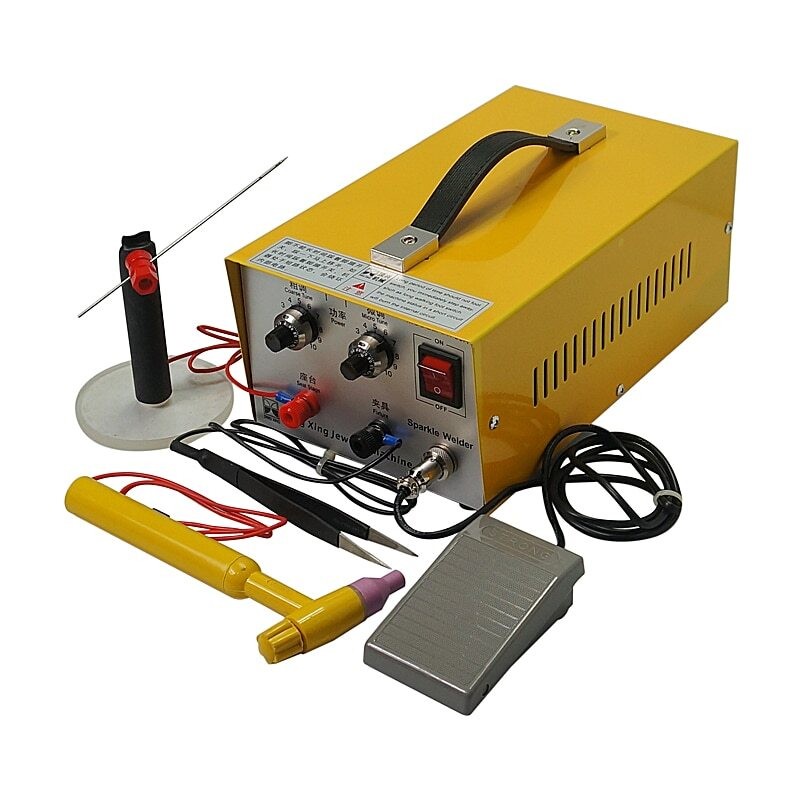 Handheld Spot Welder Jewelry Gold Silver Collision Welding Machine DX-30A