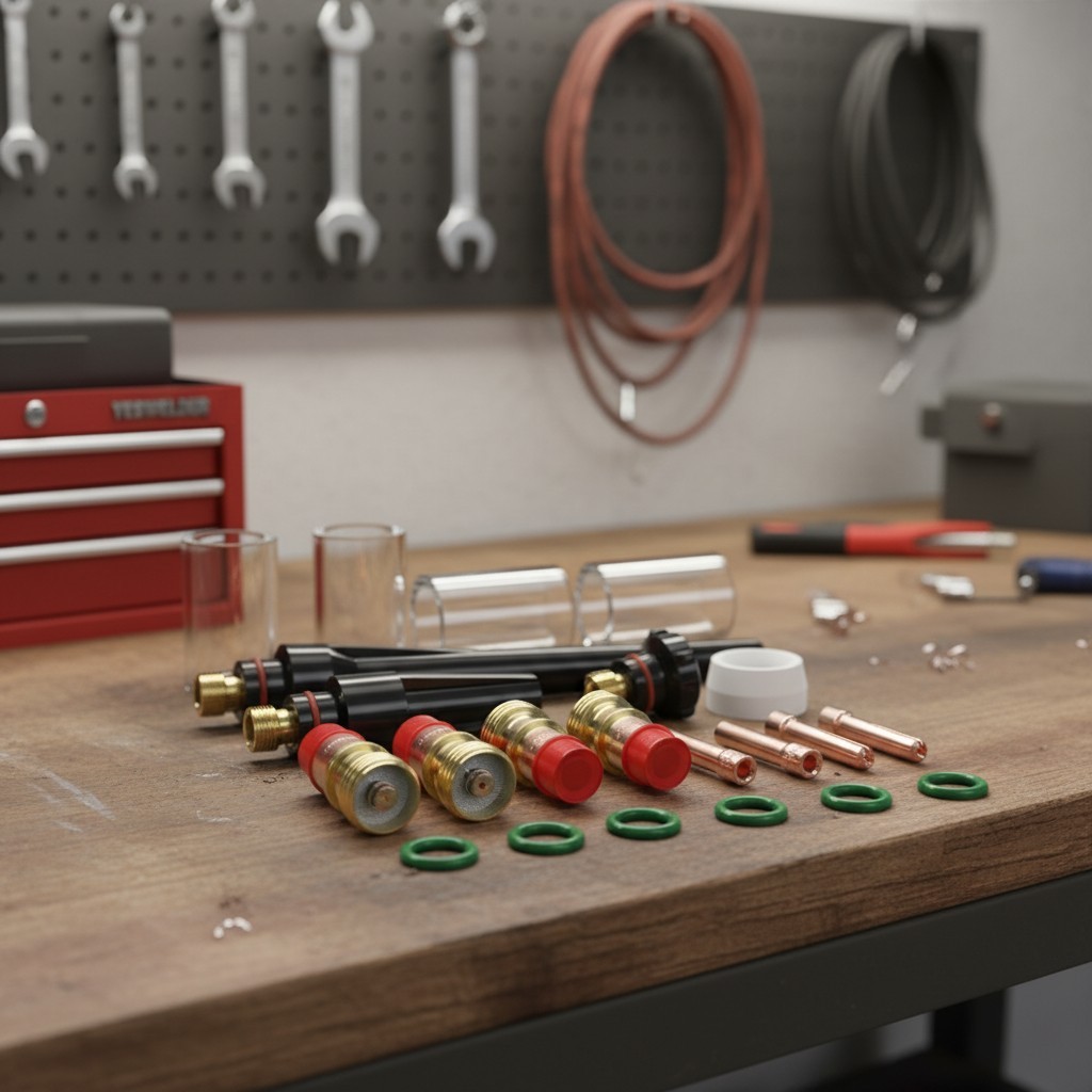 Ultimate 22-Piece TIG Torch Accessory Set for WP-17/18/26 – Exceptional Quality