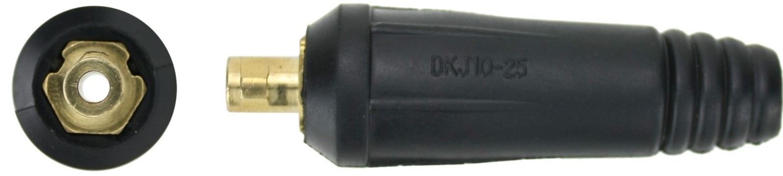 Dinse 10-25 INLINE Gas, with 3/8″ Connection for 9 and 17 Series TIG Torch Cable