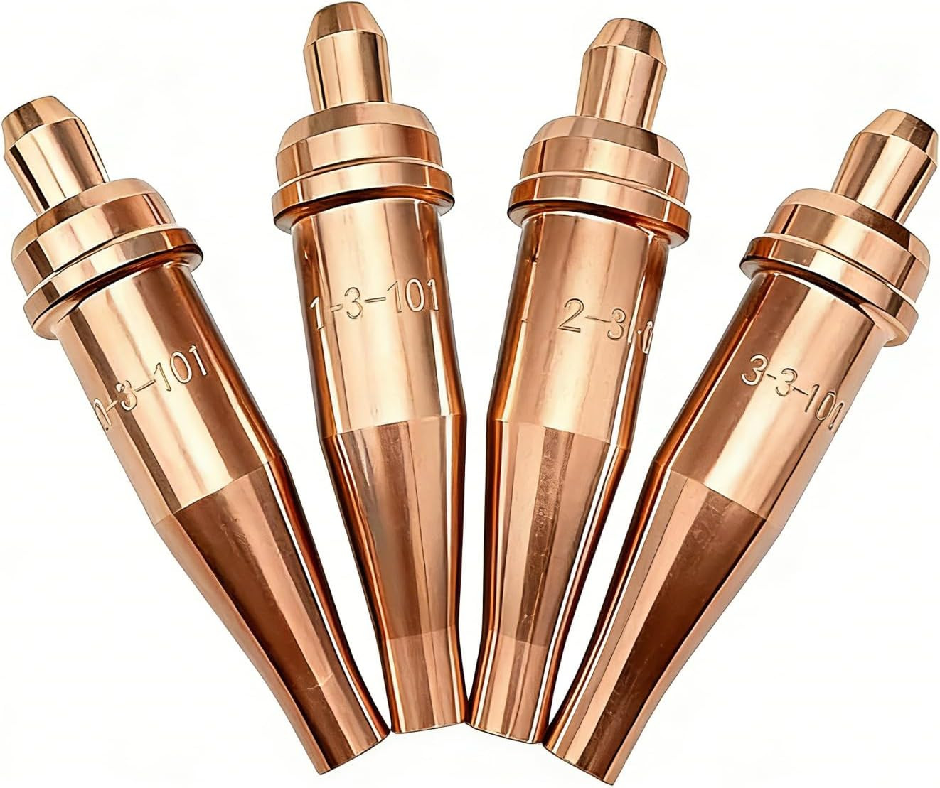 0-3-101,1-3-101,2-3-101,3-3-101 Acetylene Cutting Torch Tips,Fit Victor Style,Pa