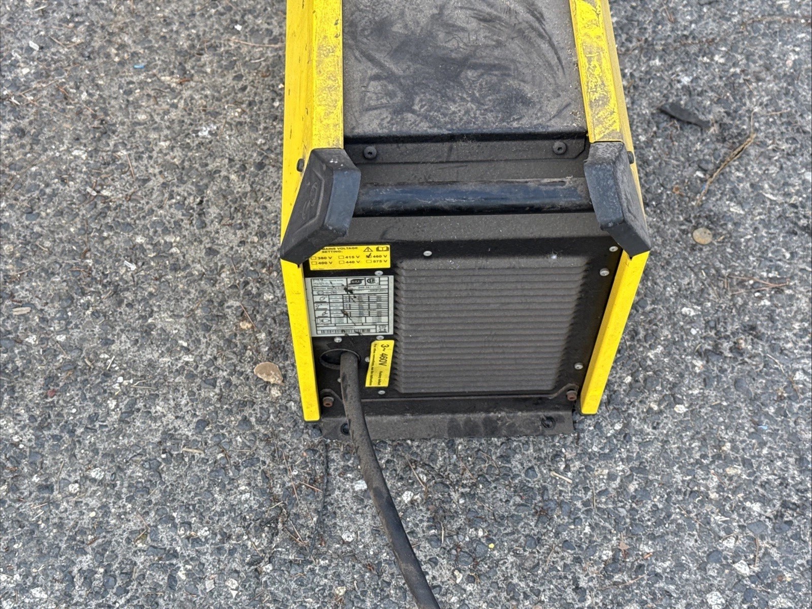 ESAB Warrior 500i CC/CV Welder 460V 3-Phase MIG TIG Stick Tested