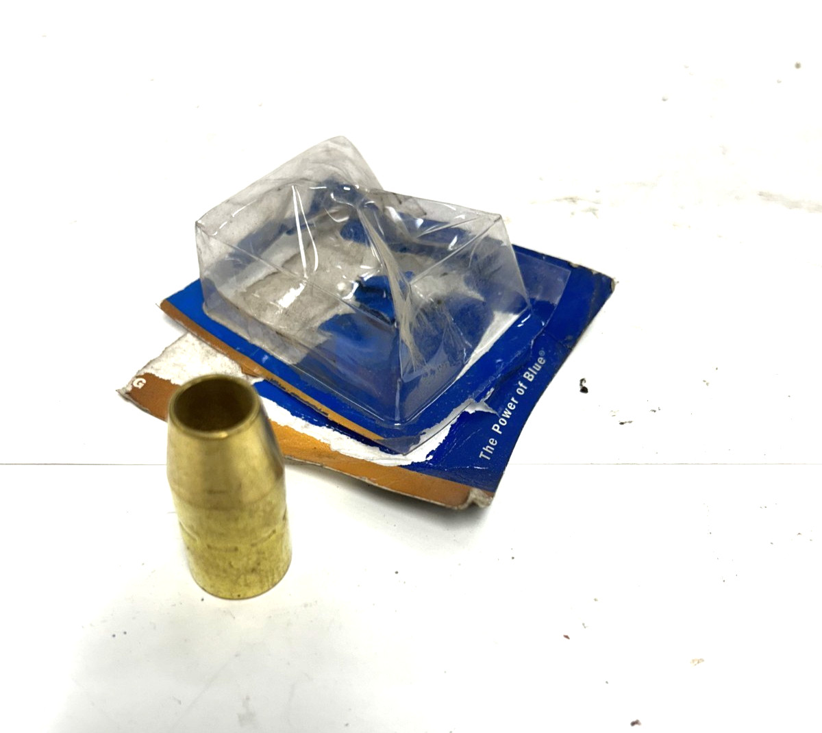 MILLER WELDS BRASS SLIP-ON STANDARD 1/2″ GUN NOZZLE FLUSH TO TIP 169715