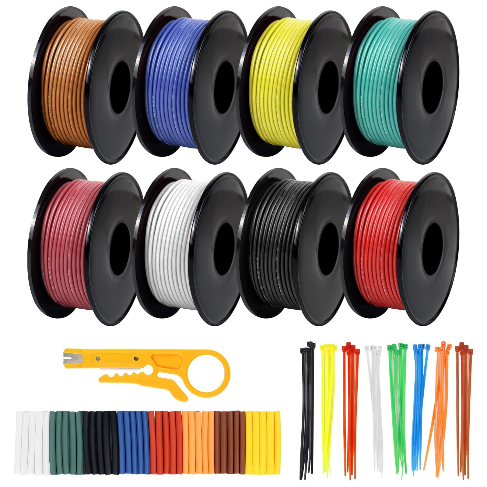 16.5FT 8 Colors, [‘red’, ‘black’, ‘yellow’, ‘blue’, ‘green’, ‘white’,…