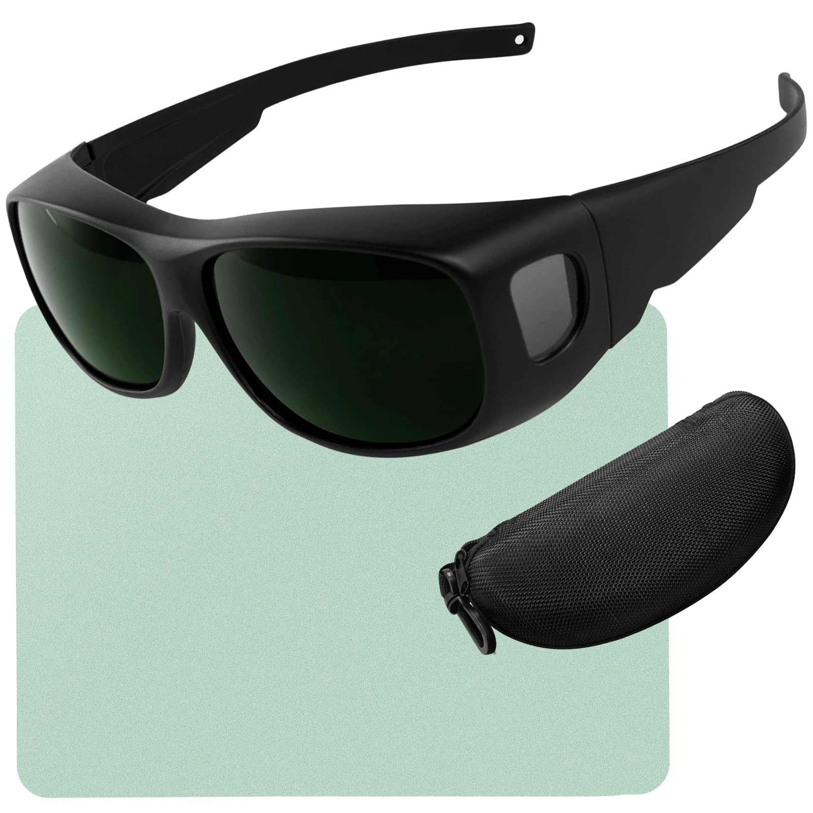 Welding Safety Glasses Wrap-around Safety Welding Lens Anti-scratch Safety Gl…