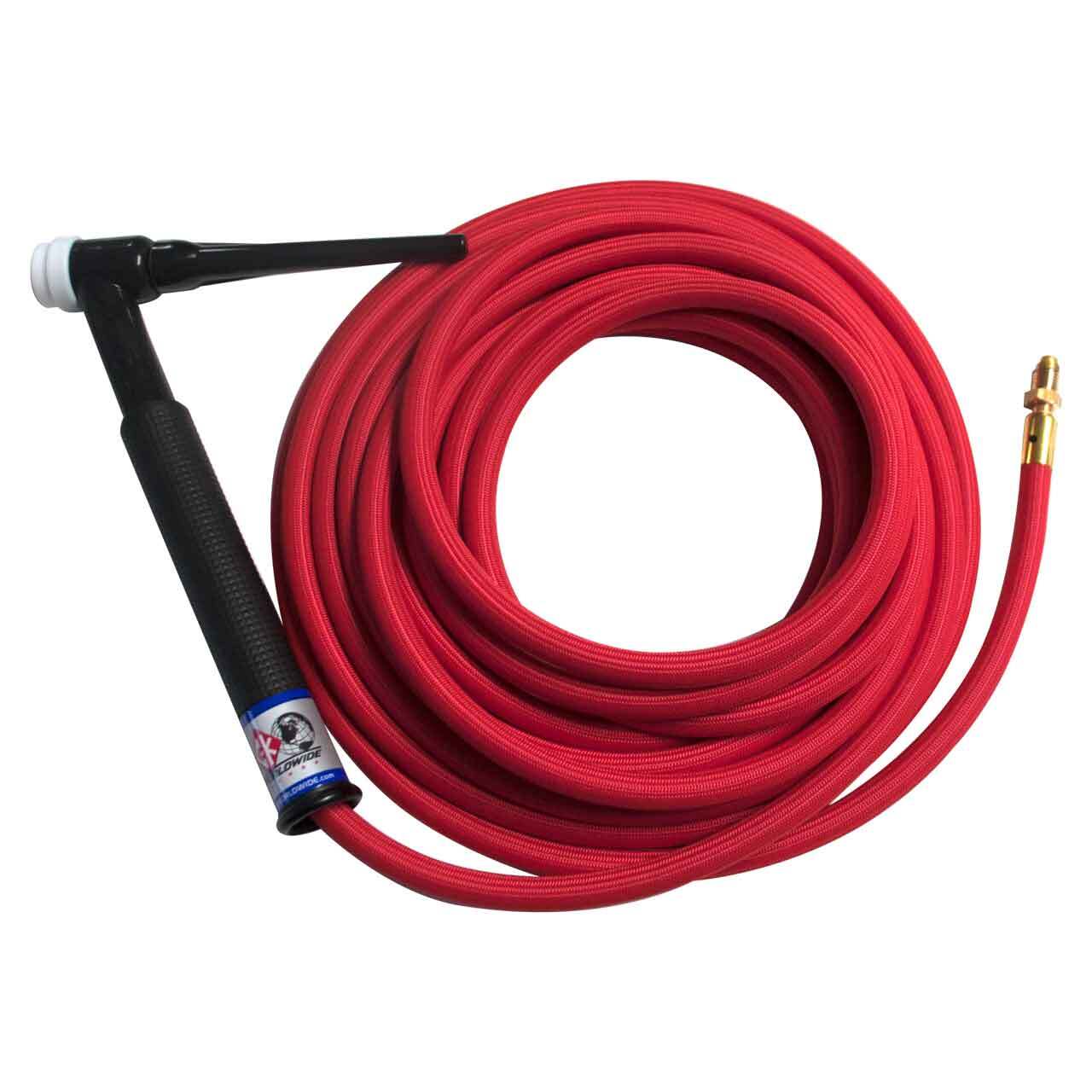 CK17 Air Cooled TIG Torch Kit 150A 25′ 1-Pc Super-Flex CK17-25-RSF RG