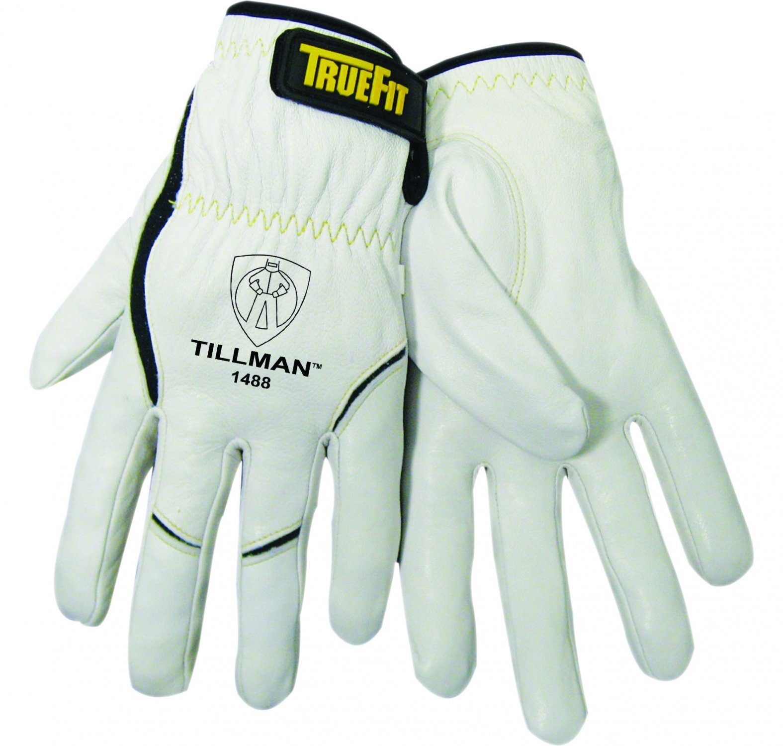Medium 11″ Pearl And Black Top Grain Goatskin And Dupont Kevlar Unlined Truefit