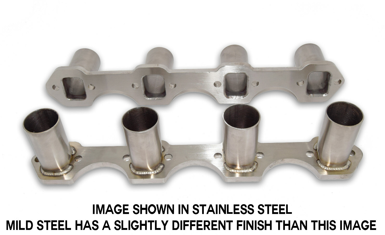 Small Block Ford 302/351W Welded Stainless Flange Kit: 1 3/4″ Primary Tubes