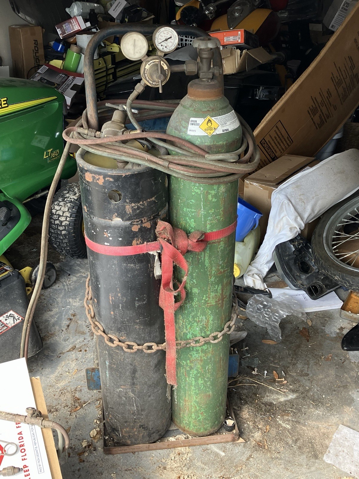 Airgas Oxy-Acetylene Welding & Cutting Kit with Oxygen & Acetylene Cylinders