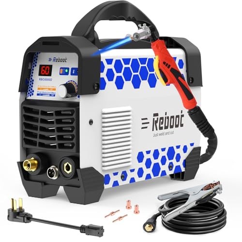 Reboot 60A Plasma Cutter Dual Voltage 120V/240V 1/2 Inch Cut