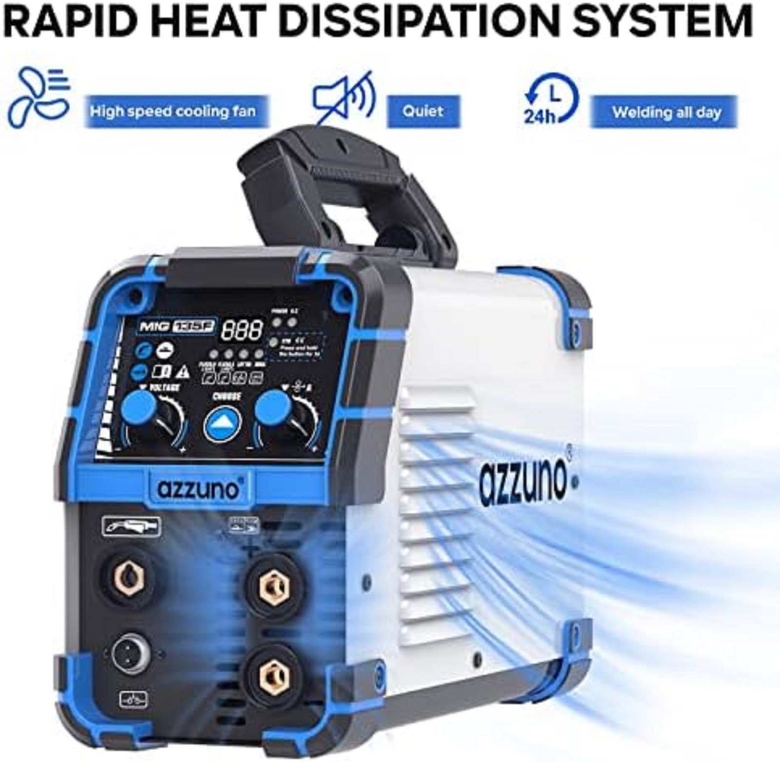 3 In 1 MIG Welder FLUX MIG/ARC/LIFT TIG 135A Multi 110V Welding Machine 110V