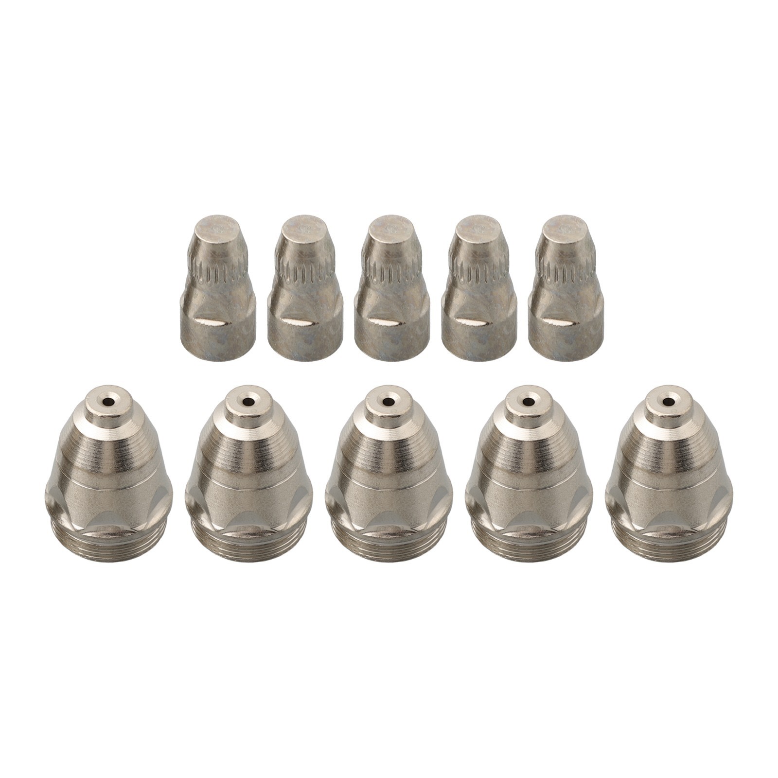 10pcs P-80 Plasma Cutter Consumable Torch Kit 1.1mm-1.7mm Nozzle Tip Electrode