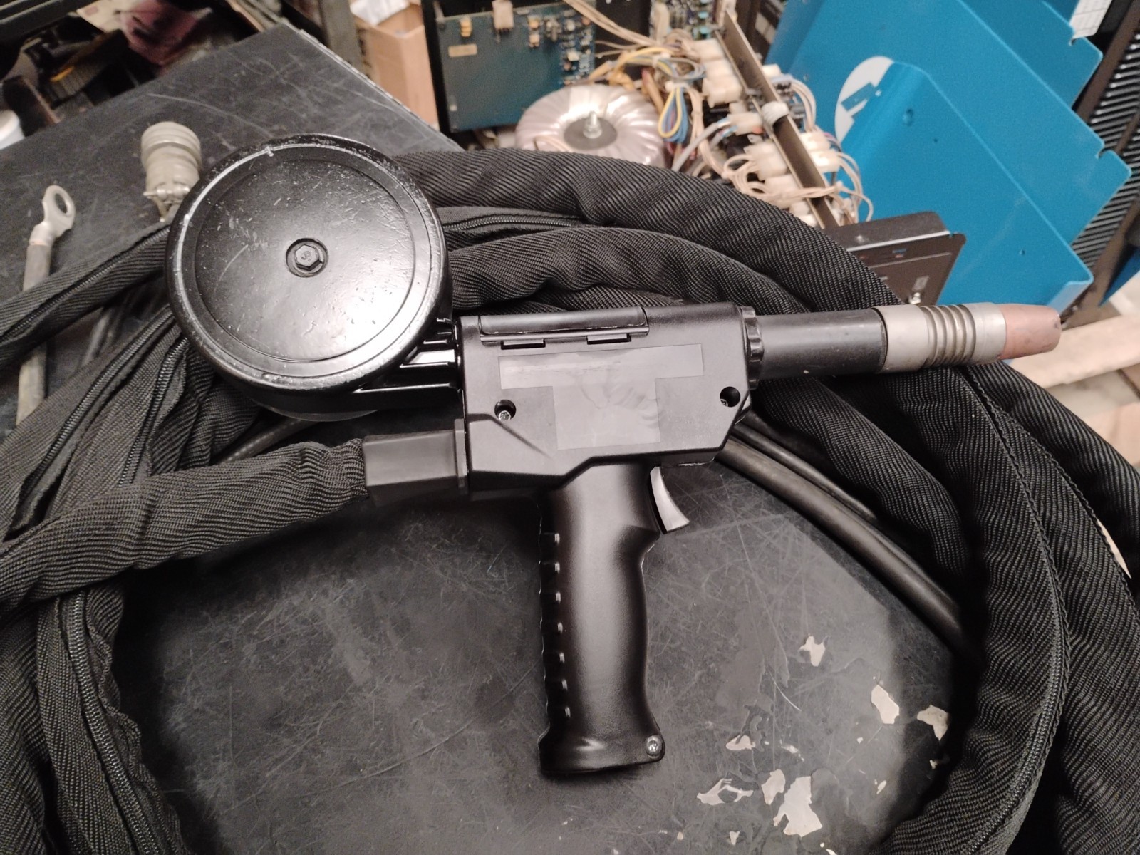 Miller Spoolmatic 30A Pistol MIG Spool Gun w/ HD Barrel & New Cover, Handle Trig