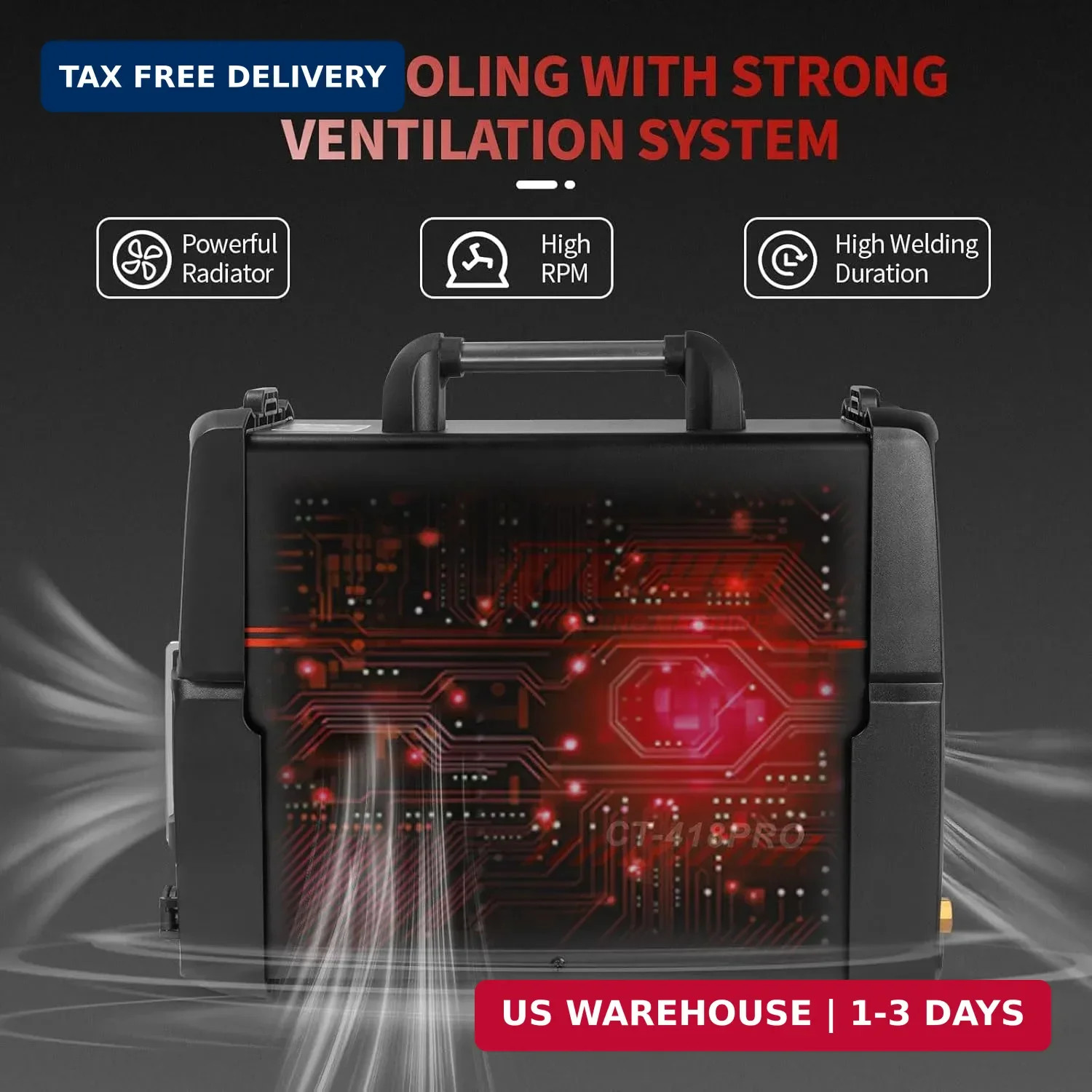 Plasma Cutter Welder Combo Gas MIG/Gasless MIG/HF TIG/Stick/CUT 5 in 1 Aluminum