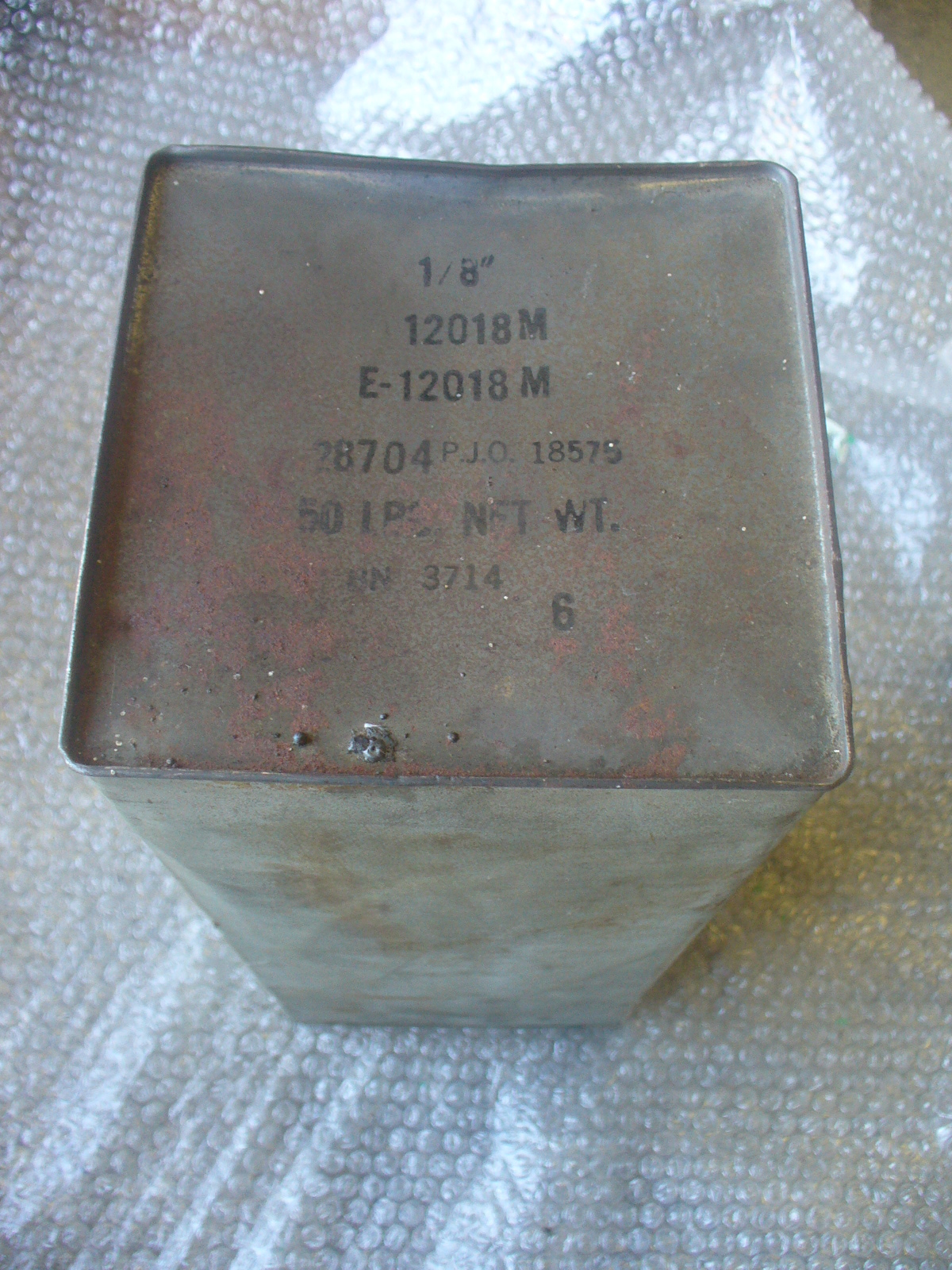 McKAY MIG IRON POWDER, LOW HYDROGEN ELECTRODES 1/8″ x 50#