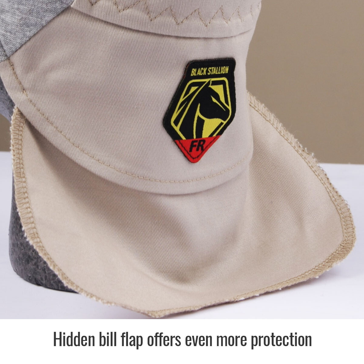 Revco Black Stallion Gray/Stone FR Cotton Welding Cap (Large) (AH1630-GS)