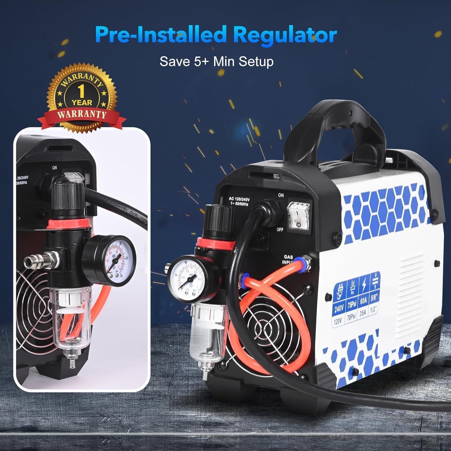 Air Plasma Cutter CUT50 Cutting Machine Digital IGBT Inverter HF Cutters