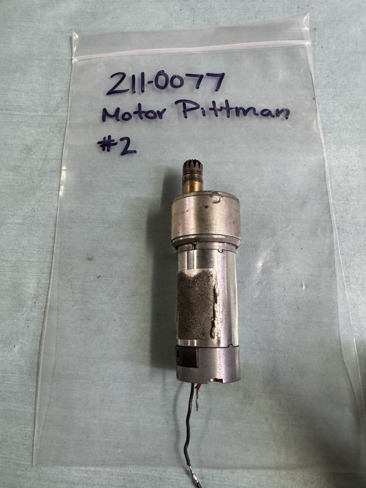 2110077 #2 Pittman Motor Assembly For Python Cobra Gun -MK Cobramatic Part USED