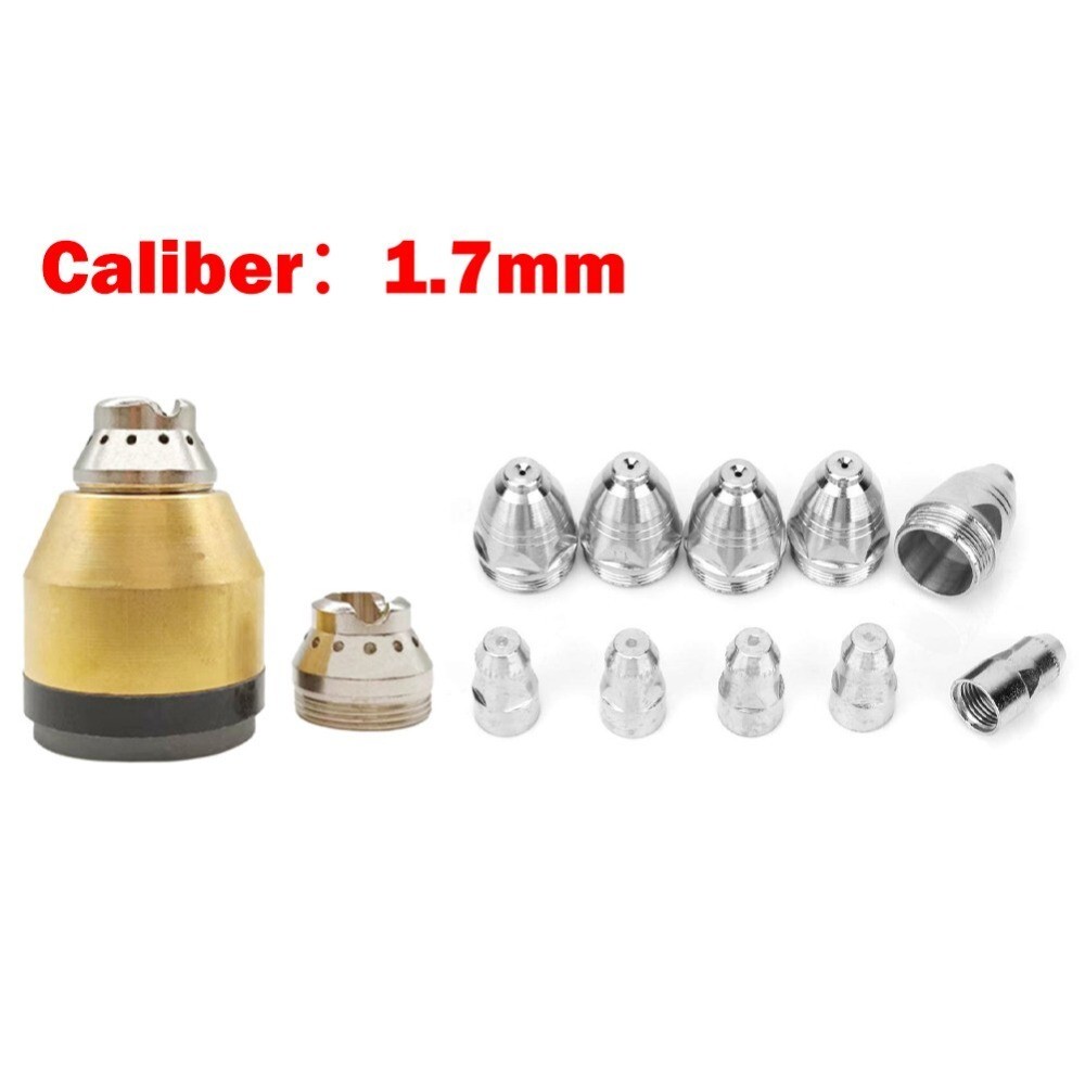 10pc Cutter Torch Set For P80 Plasma Cutting Torch Protective Cover And