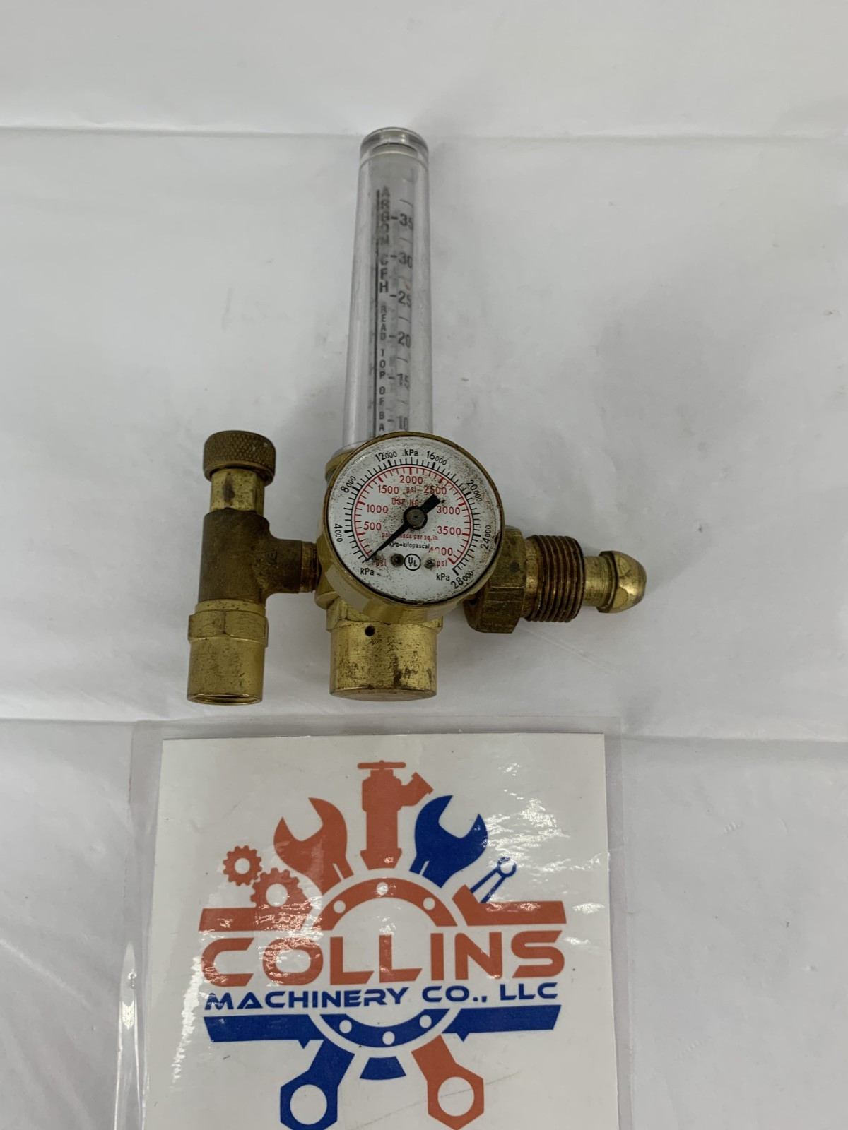 Victor HRF 1480-580 Single Stage Flowmeter Regulator for Inert Gas 3000PSIG Max.