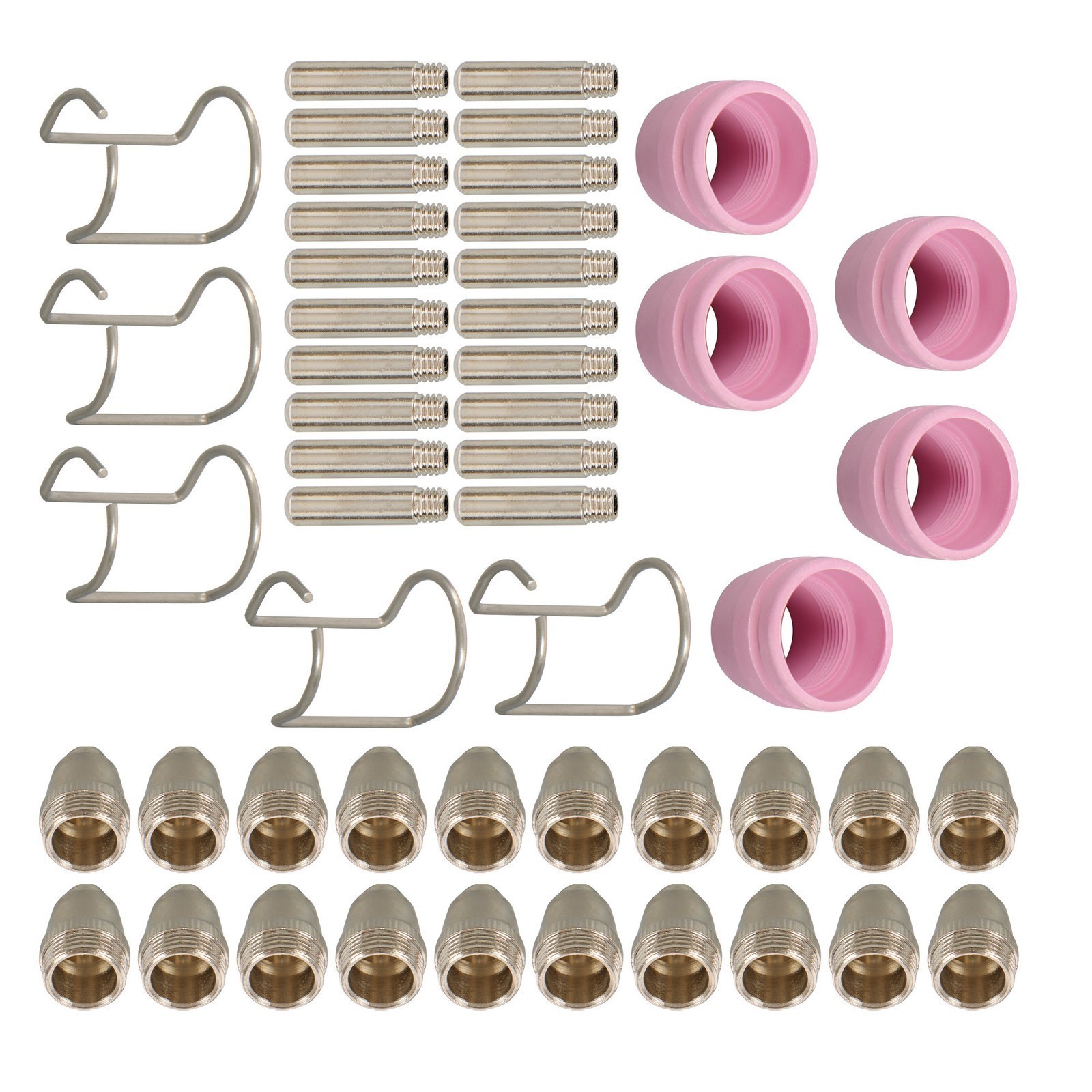 50Pcs WSD-60 SG-55 AG-60 Plasma Cutter Torch Nozzles Consumables KIT TIPS CUT60