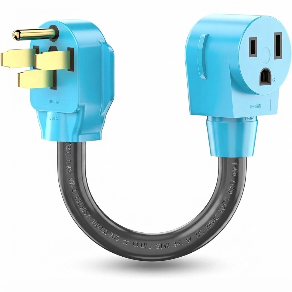 Welder Adapter Cord NEMA 14-50P Male to 6-50R Female 50A 12500W Heavy Duty