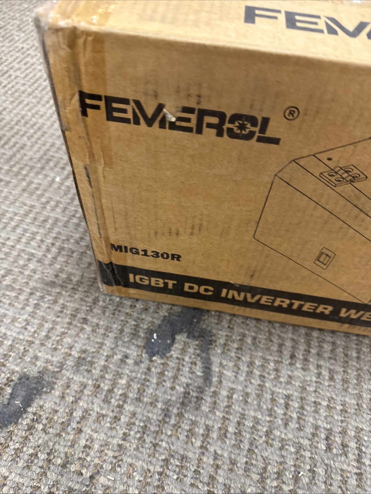 FEMEROL MIG130R 2N1 130A Flux MIG/MMA Welding Machine US Portable IGBT Inverter