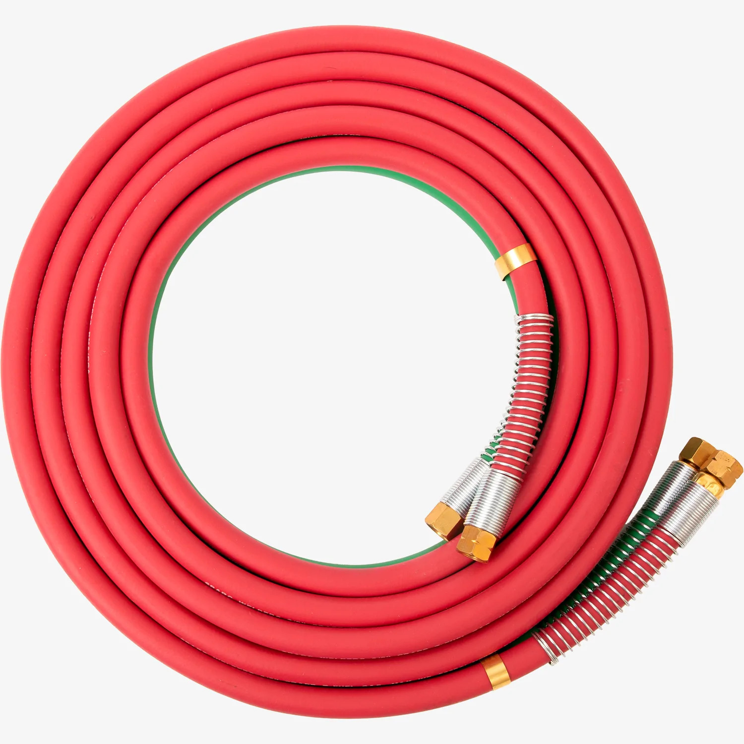 SPARC 100FT 3/16″ B Fittings Oxy Acetylene Grade T Welding Hose w/ Strain Relief