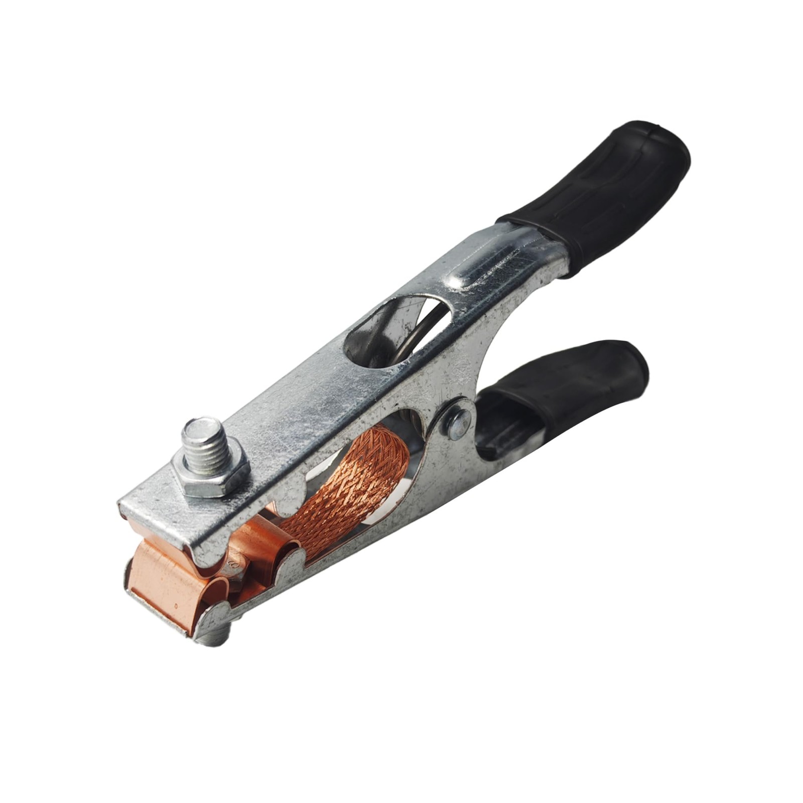2PCS 500A Welding Ground Clamp, Heavy Duty Copper Earth Clip for Manual Arc Weld