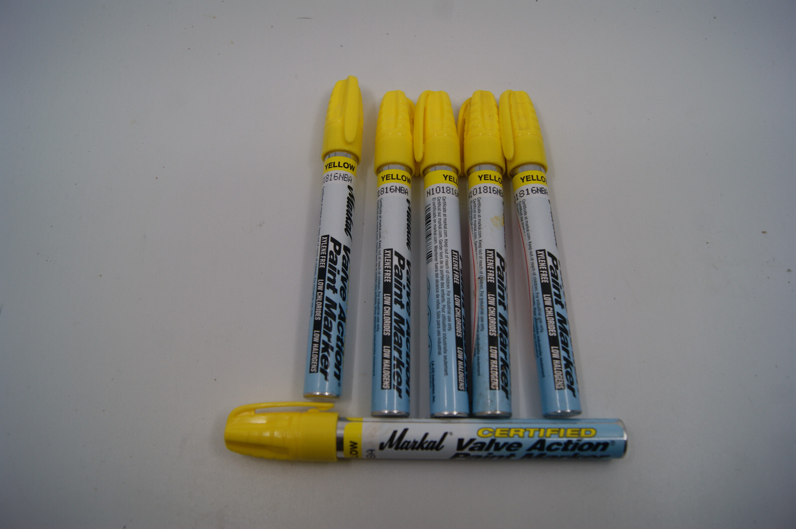 Markal Paint-Riter CERTIFIED Valve Action Paint Markers Choice of Color PK-6