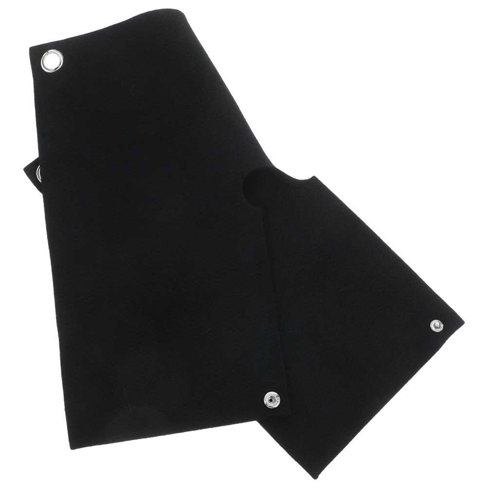 Welding Protective Black Felt Blanket Fireproof Insulation Mat Flame Resistant