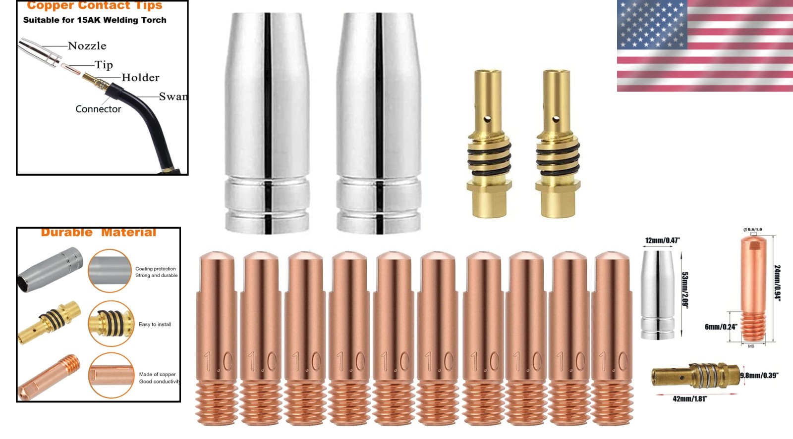 Complete .030″ Welding Tip Accessory Kit – FORTON 30-Pack Essentials